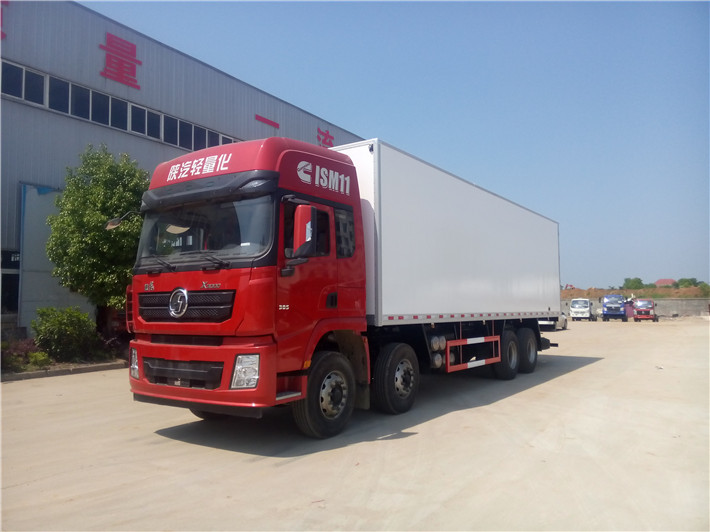 陜汽德龍前四后八9.6米冷藏車(chē)